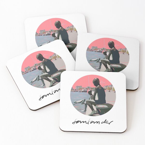 Item preview, Los Raqueros de Puertochico, Santander, with Pink background designed and sold by AnaSanSegundo.