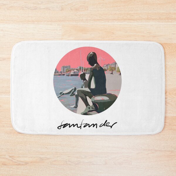 Item preview, Los Raqueros de Puertochico, Santander, with Pink background designed and sold by AnaSanSegundo.