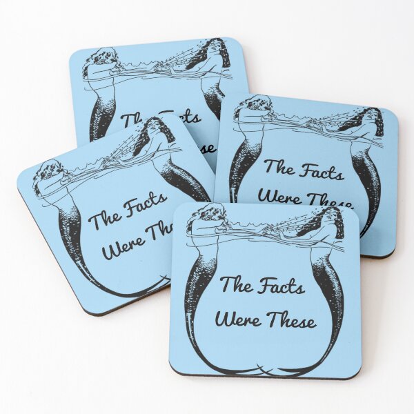 Item preview, The Facts Were These in Darling Mermaid Darlings designed and sold by InkThinkArt.