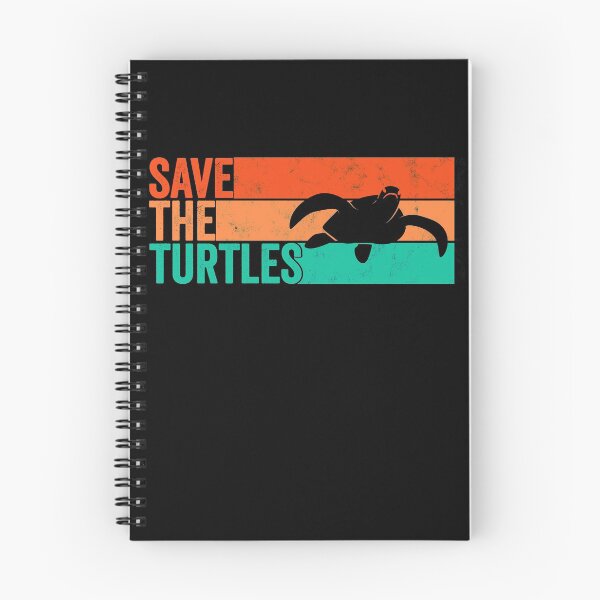 Item preview, Save The Turtles Vintage Retro SKSKSK and I Oop  designed and sold by majuga.