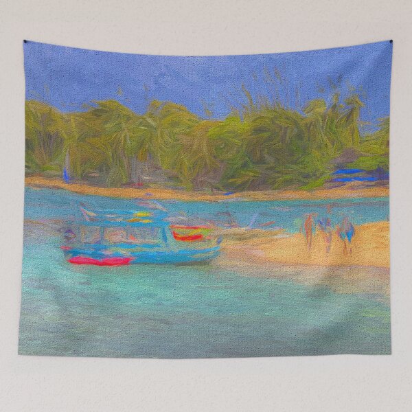 Item preview, Barbados Beach Summer Art designed and sold by Londonimages.