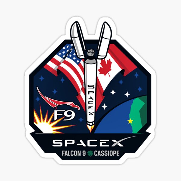 Vinyl Decal Sticker SpaceX /'Falcon 9/' Logo