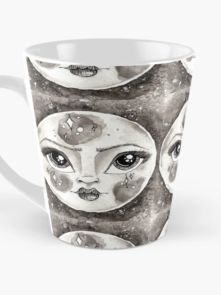 Thumbnail 3 of 4, Coffee Mug, Inky Moon designed and sold by RuffledAndPunk.