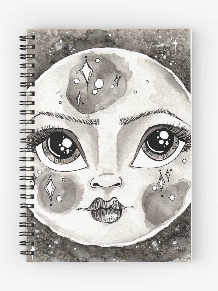 Thumbnail 1 of 3, Journal, Inky Moon designed and sold by RuffledAndPunk.