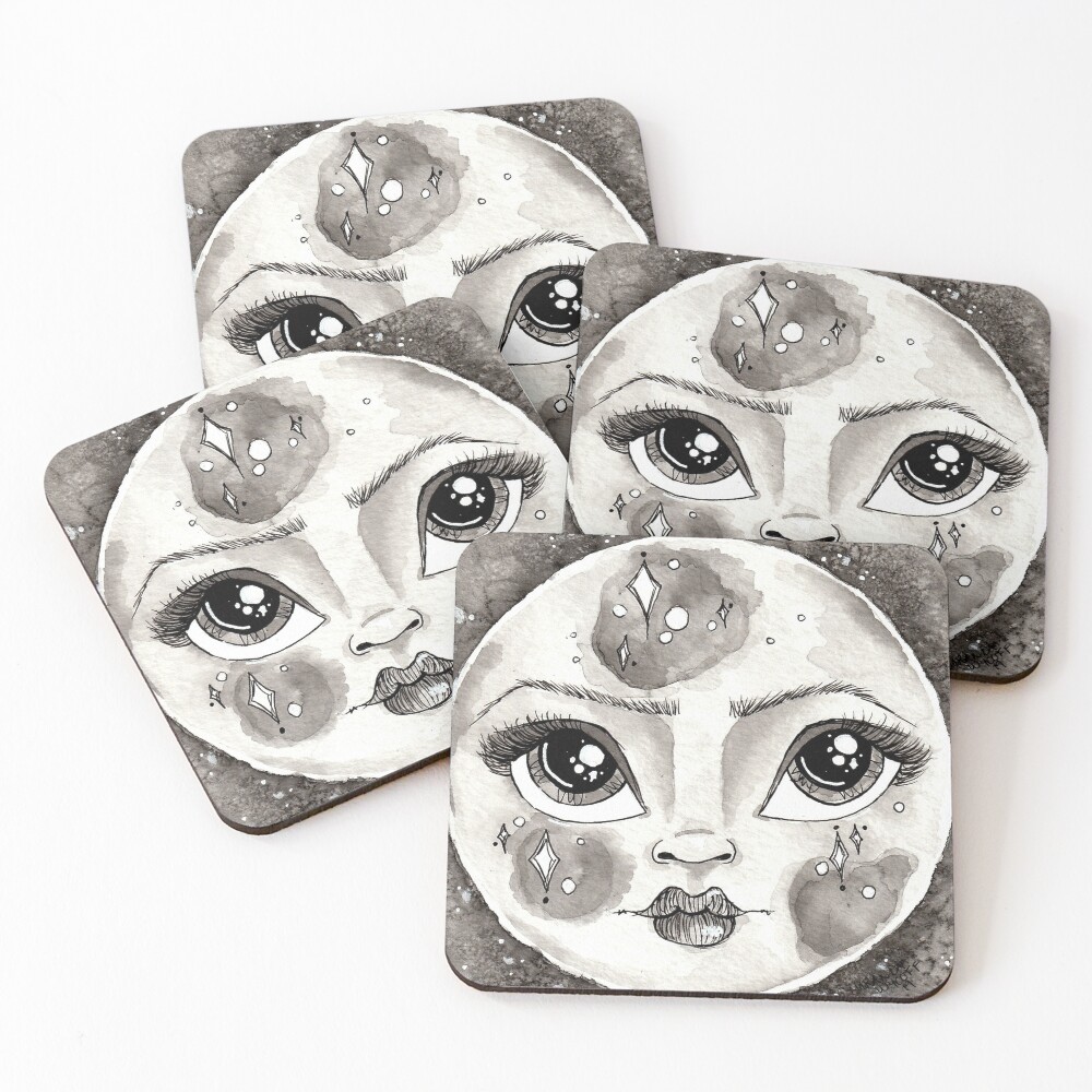 Item preview, Coasters (Set of 4) designed and sold by RuffledAndPunk.