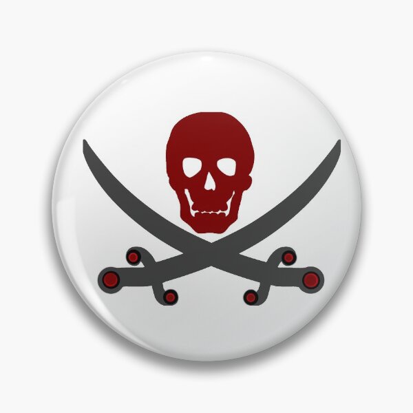 Item preview, a pirate skull designed and sold by loiret1958.
