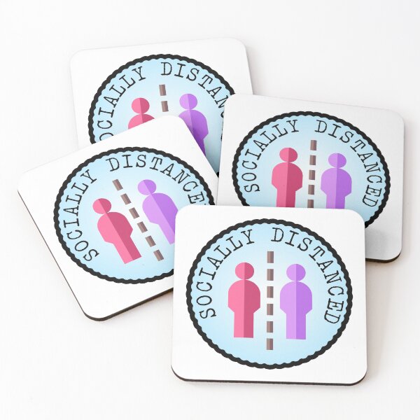 Item preview, Socially Distanced (Adulting Merit Badge) designed and sold by implexity.