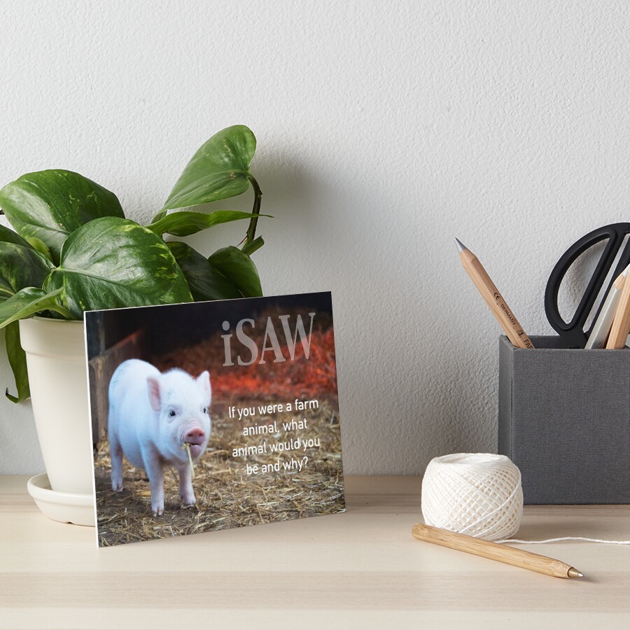 If You Were A Farm Animal Art Board Print