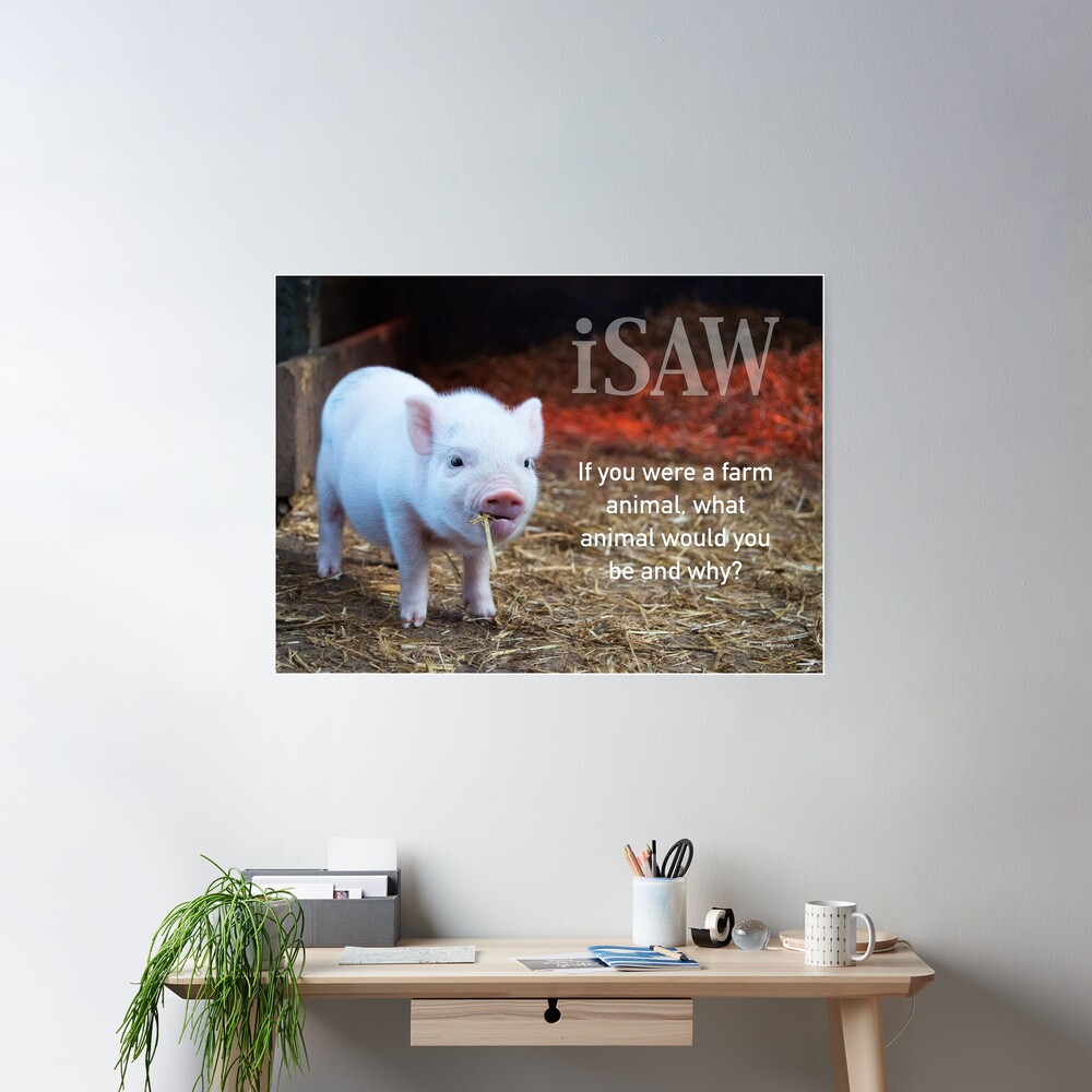 If You Were A Farm Animal Poster