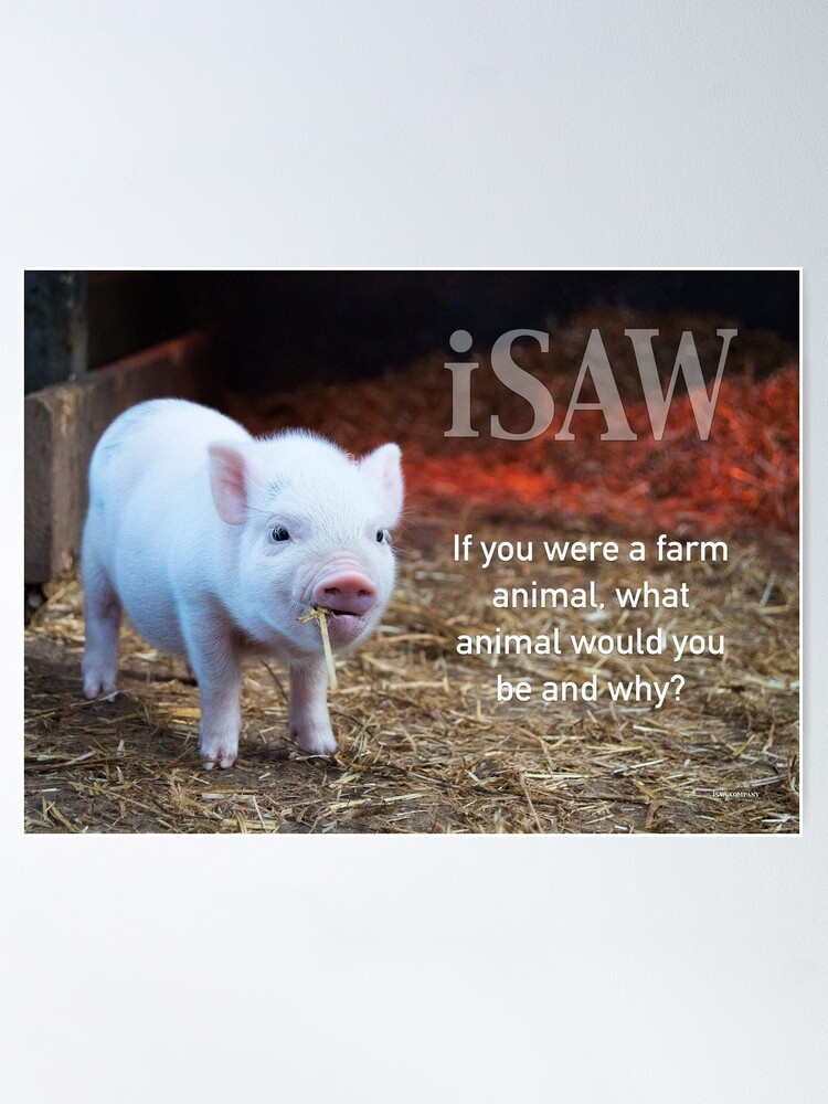 Alternate view of If You Were A Farm Animal Poster