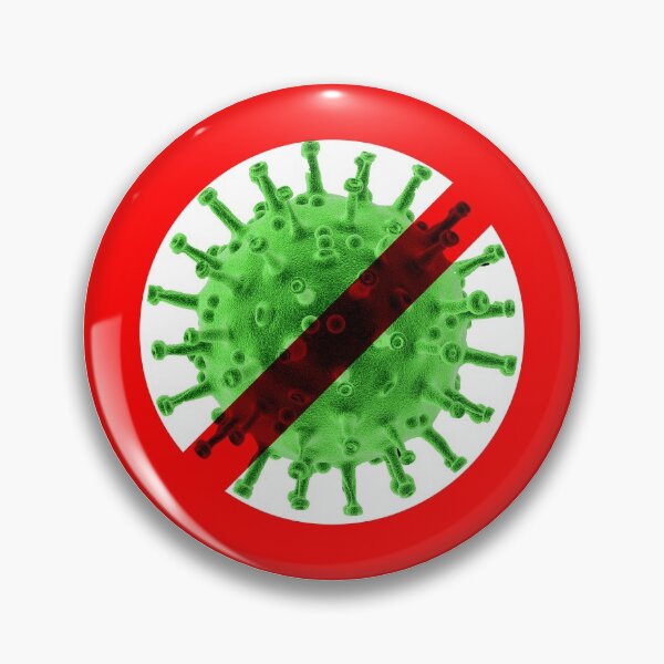 Item preview, Virus free zone sign - green and nasty designed and sold by NerdySherds.
