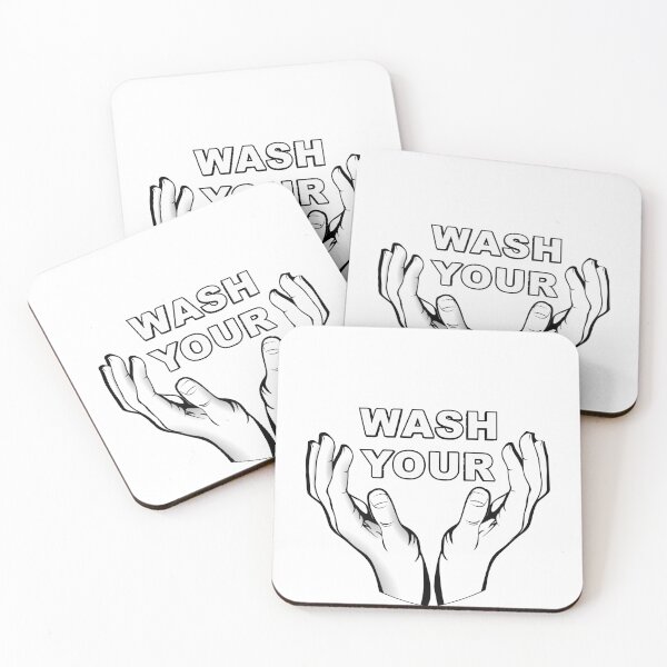 Item preview, Wash Your Hands (White) designed and sold by hyproinc.