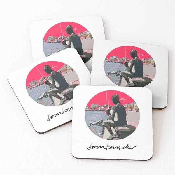 Item preview, Los Raqueros de Puertochico, Santander, with fuchsia background designed and sold by AnaSanSegundo.