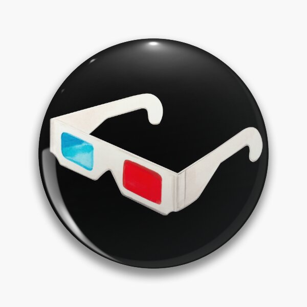 Item preview, 3D Glasses Pattern - Black designed and sold by Kelly  Gilleran.