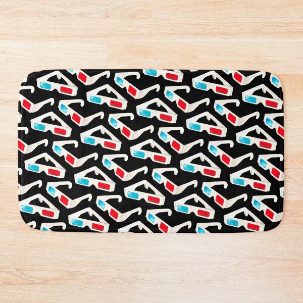 Item preview, 3D Glasses Pattern - Black designed and sold by Kelly  Gilleran.