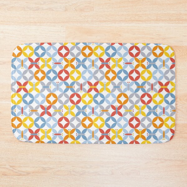 Item preview, Colorful butterflies in formation flight - seamless pattern designed and sold by colorofmagic.