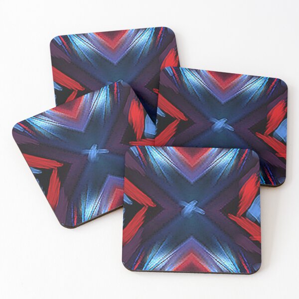 Item preview,  RED AND BLUE  ABSTRACTION WITH A HINT OF PURPLE designed and sold by Adri Barnard.