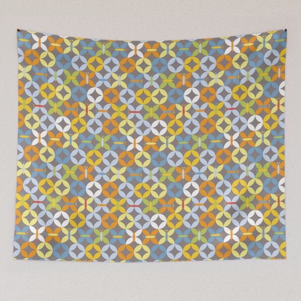 Item preview, Colorful butterflies on brown designed and sold by colorofmagic.