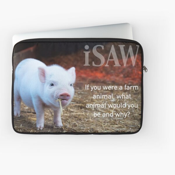 If You Were A Farm Animal Laptop Sleeve