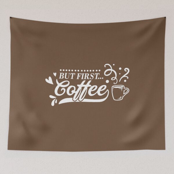 Item preview, Funny Coffee Lover But First Coffee designed and sold by UniQueensShop.