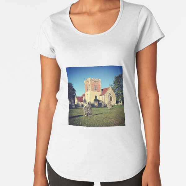 Church of St John the Baptist, Boldre in the New Forest Premium Scoop T-Shirt