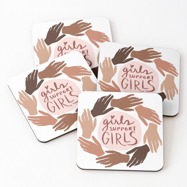 Item preview, Hands & Hearts Girls Support Girls 3 designed and sold by kalisteananda.