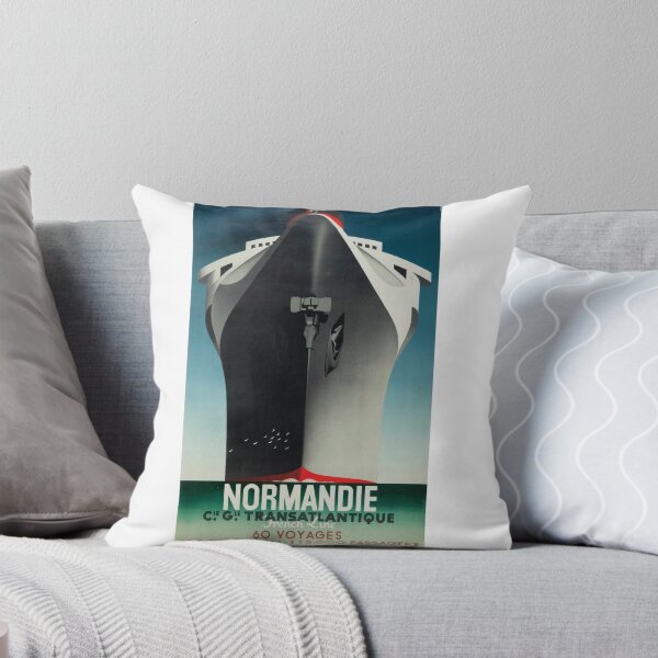 Artikelvorschau, Vintage Reisen - Nomandie Ocean Liner entworfen und verkauft von Print Arcade.