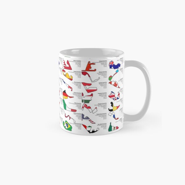 Formula 1 Circuits Grand Prix 2018 Classic Mug