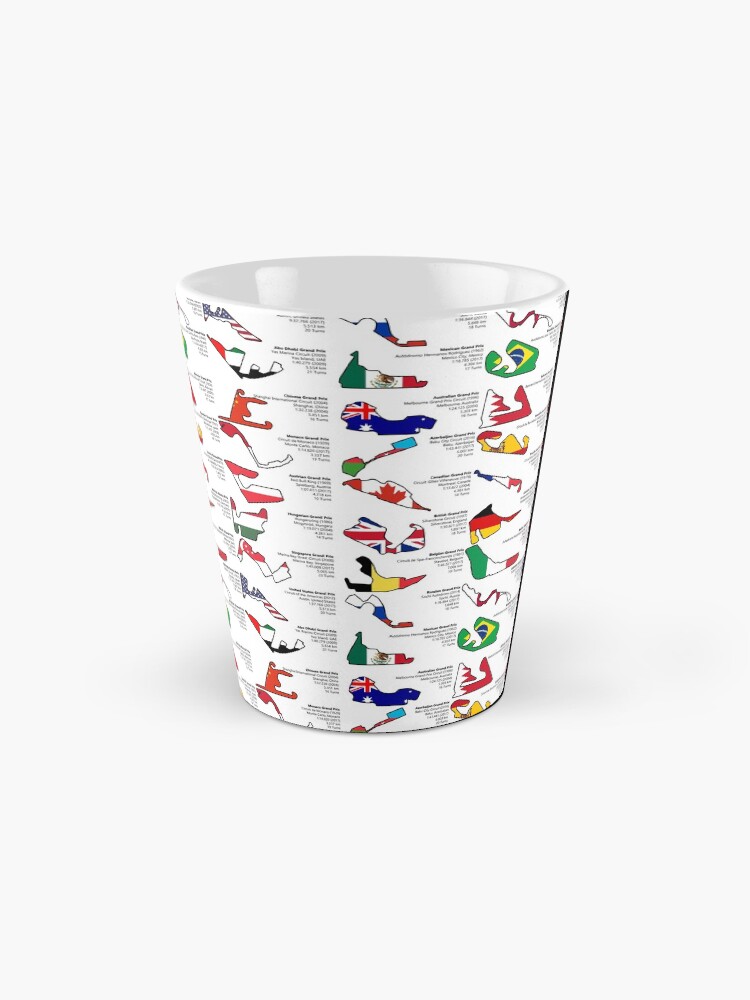 Alternate view of Formula 1 Circuits Grand Prix 2018 Coffee Mug
