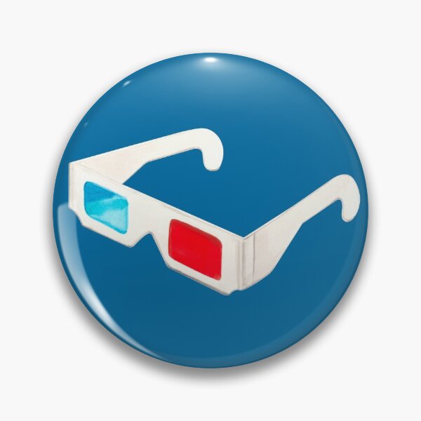 Item preview, 3D Glasses Pattern - Navy designed and sold by Kelly  Gilleran.