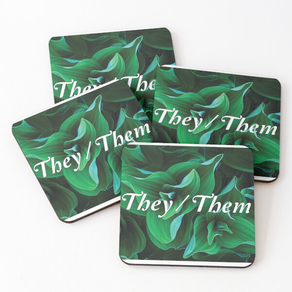 Item preview, THEY / THEM pronouns designed and sold by RubyIsNotCool.