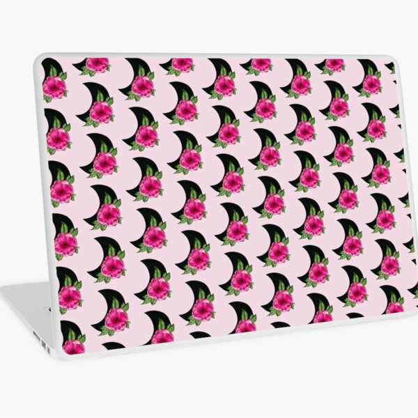 Moon Flower Laptop Skin