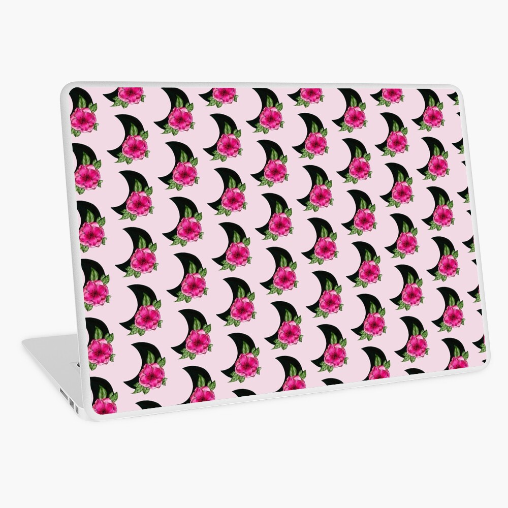 Moon Flower Laptop Skin