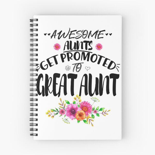 Item preview, Awesome Aunts Get Promoted to Great Aunt Floral Aunt Gift designed and sold by Trendvia .