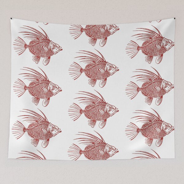 Item preview, San Pietro Linocut Fish  designed and sold by Elena Casiglio.
