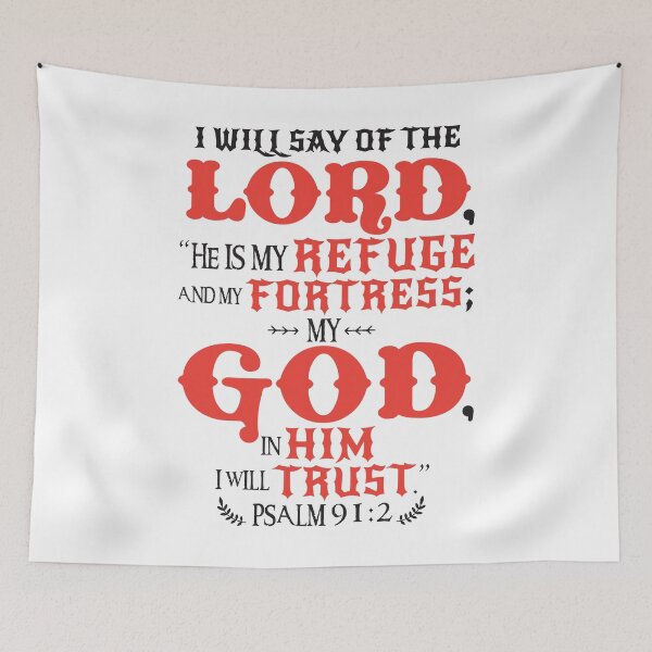 Item preview, Psalm 91:2 designed and sold by plushism.