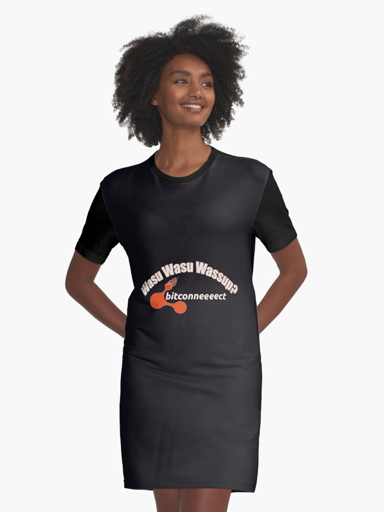 Wasu Wasu bitconnect" Graphic T-Shirt Dress for Sale by Dailytees | Redbubble