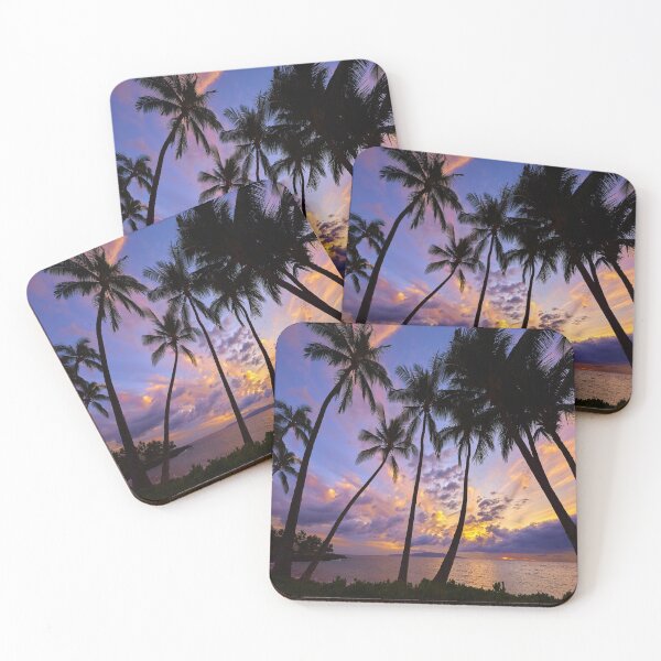 Item preview, Palms at the sunset on the tropical island- beautiful photograph designed and sold by Matthew554a.