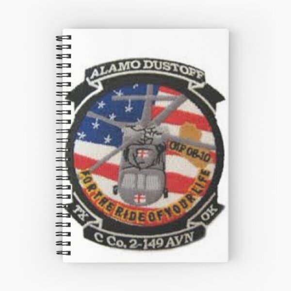 Item preview, US Army Tx C Co.2-149 AVN Ok ALAMO DUSTOFF Patch Sticker designed and sold by MilitaryPlus.