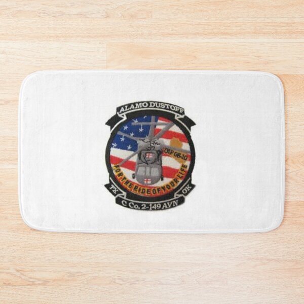 Item preview, US Army Tx C Co.2-149 AVN Ok ALAMO DUSTOFF Patch Sticker designed and sold by MilitaryPlus.