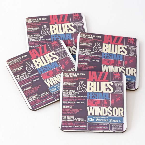 Item preview, Vintage Windsor Jazz & Blues Festival - Live Music Poster Art designed and sold by Adam Foster.