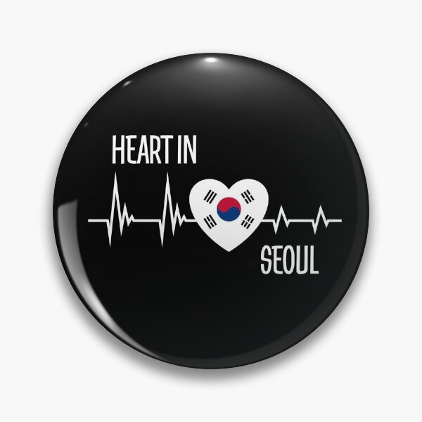 Item preview, Heart In Seoul Kpop Pun (White) designed and sold by SapphicGrapphic .