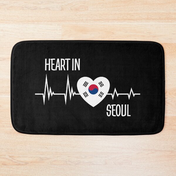 Item preview, Heart In Seoul Kpop Pun (White) designed and sold by SapphicGrapphic .