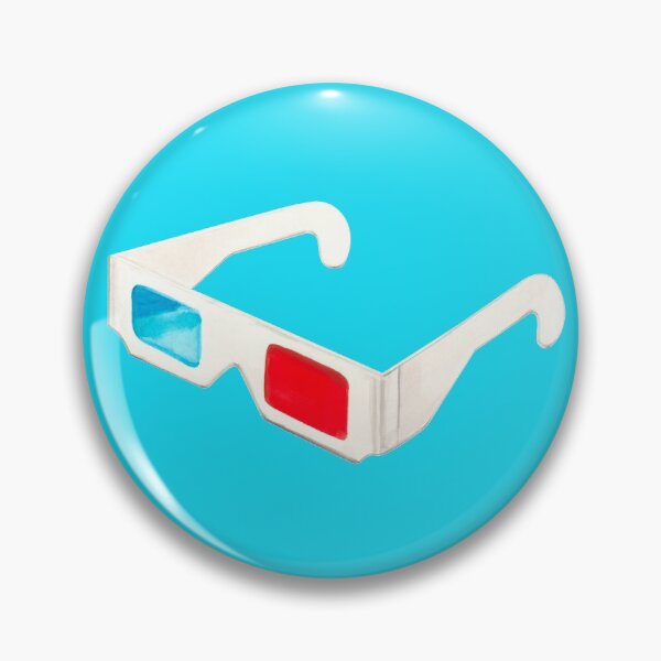 Item preview, 3D Glasses Pattern - Teal designed and sold by Kelly  Gilleran.