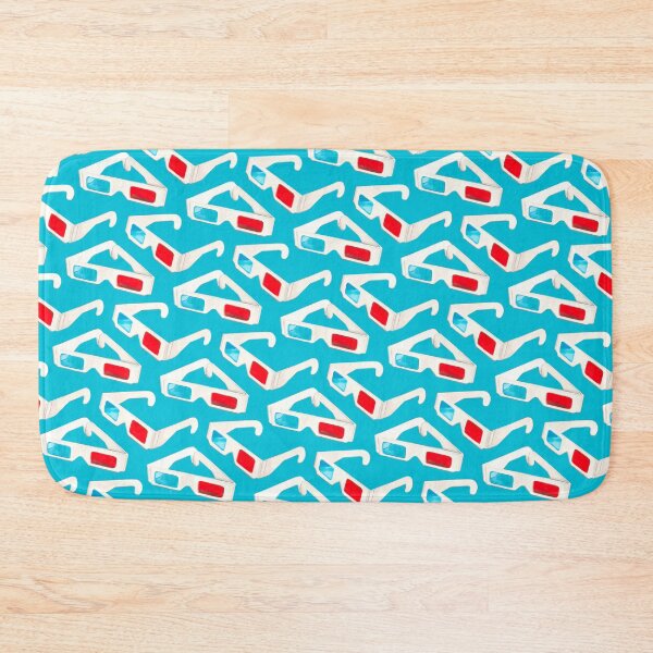 Item preview, 3D Glasses Pattern - Teal designed and sold by Kelly  Gilleran.