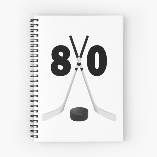 Item preview, Hockey number 80 - eighty with sticks and disc designed and sold by AllShirts21.