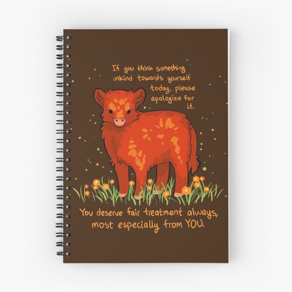 Item preview, "You Deserve Fair Treatment Always" Highland Calf designed and sold by thelatestkate.