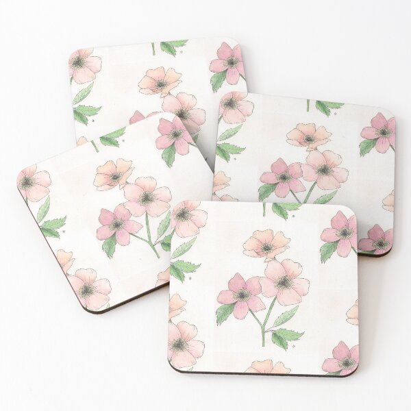 Item preview, Little pink flowers designed and sold by LKM23.