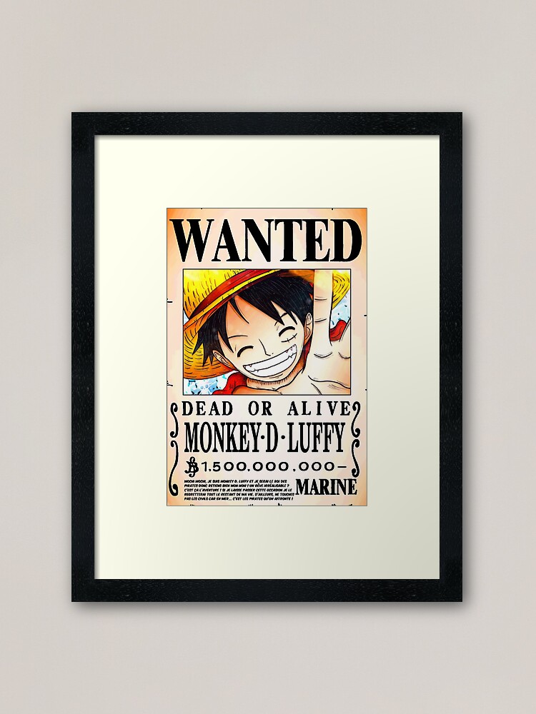 Featured image of post Luffy Wanted Poster 1 5 Billion One piece luffy 1 5 billion berry anime pirates wanted posters 10pcs set sticker