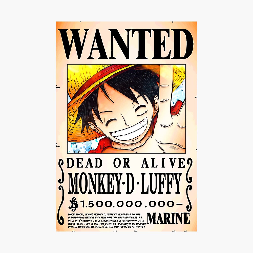 Featured image of post Luffy Wanted Poster 1 5 Billion